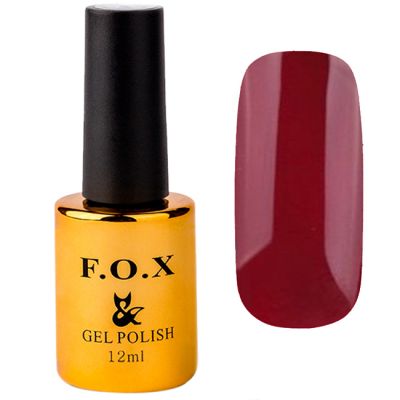 Гель-лак F.O.X Pigment Gel Polish №227 (бордовый, эмаль) 12 мл