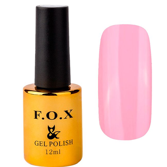 Гель-лак F.O.X Pigment Gel Polish №270 (ніжно-рожевий, емаль) 12 мл