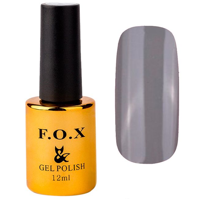 Гель-лак F.O.X Pigment Gel Polish №278 (серый, эмаль) 12 мл