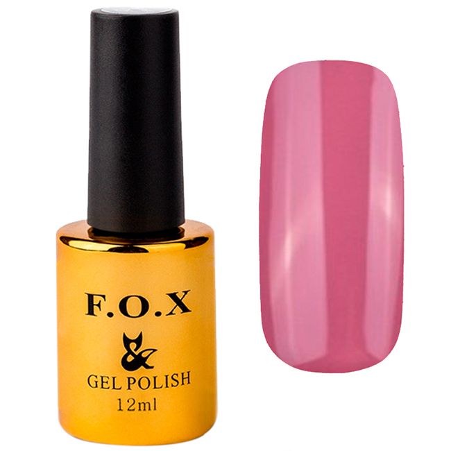 Гель-лак F.O.X Pigment Gel Polish №326 (пастельно розово-фиолетовый, эмаль) 12 мл