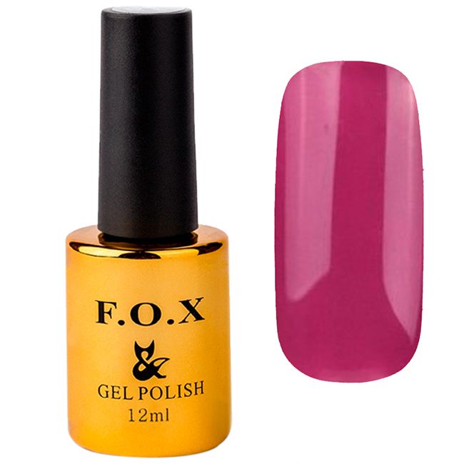 Гель-лак F.O.X Pigment Gel Polish №417 (фіолетово-малиновий, емаль) 12 мл