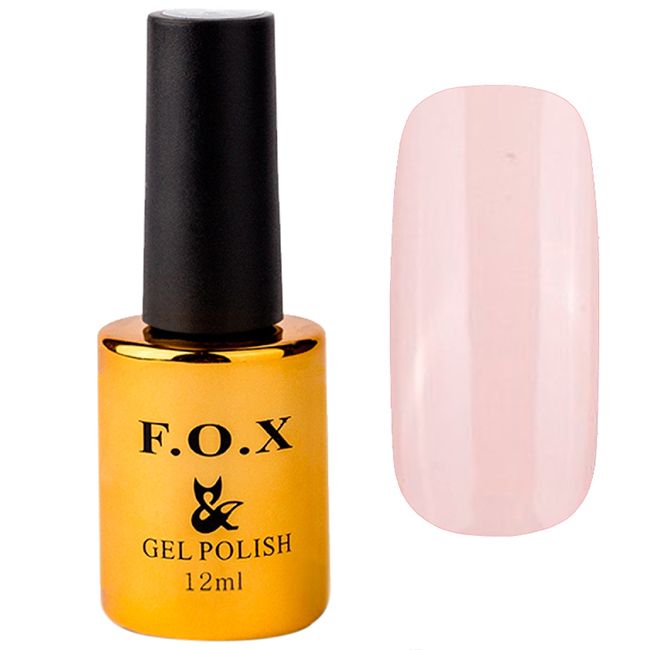 Гель-лак F.O.X Pigment Gel Polish №438 (молочно-рожевий, емаль) 12 мл
