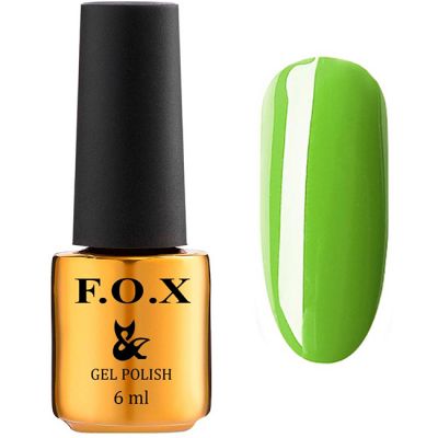 Гель-лак F.O.X Gel Polish Vitamins Vit B5 №575 (травяной зеленый, эмаль) 6 мл