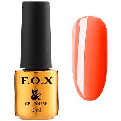 Гель-лак F.O.X Gel Polish Vitamins Vit B9 №580 (оранжевый, эмаль) 6 мл