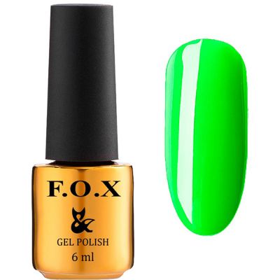 Гель-лак F.O.X Gel Polish Vitamins Vit B12 №581 (ярко-зеленый, эмаль) 6 мл