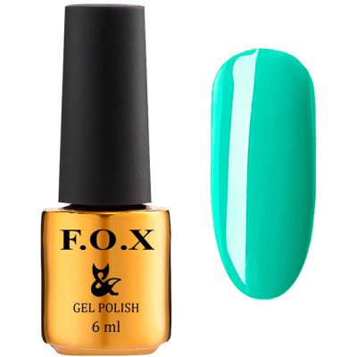 Гель-лак F.O.X Gel Polish Vitamins Vit B6 №582 (бирюзовый, эмаль) 6 мл