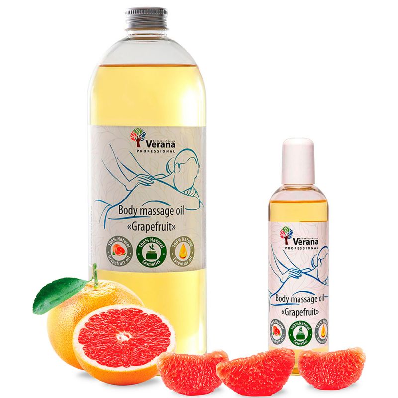Масажне масло Verana Professional Body Massage Oil Grapefruit 1000 мол