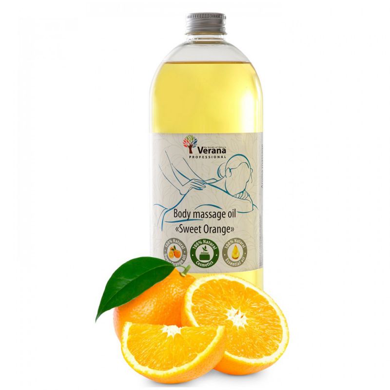 Масажне масло Verana Professional Body Massage Oil Sweet Orange 1000 мол