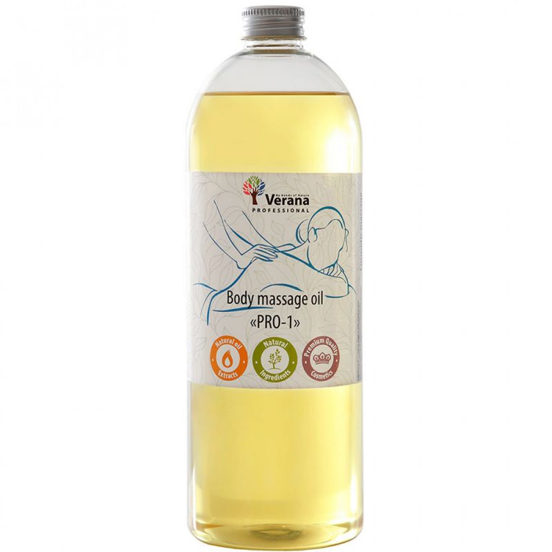 Массажное масло Verana Professional Body Massage Oil PRO-1 1000 мл