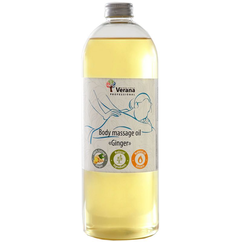 Масажне масло Verana Professional Body Massage Oil Ginger 1000 мол