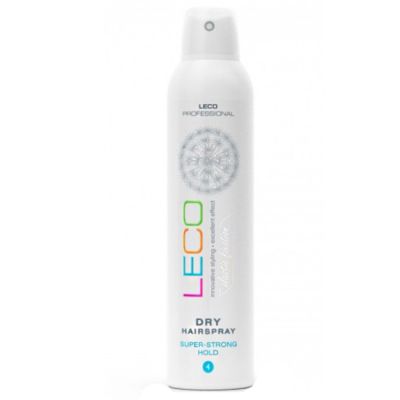 Лак для волос LECO Dry Hairspray Сверхсильная фиксация 300 мл