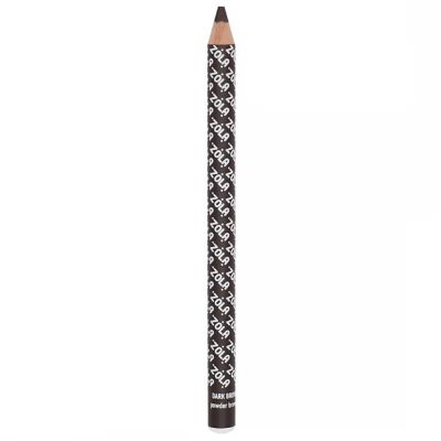 Пудровый карандаш для бровей ZOLA Powder Brow Pencil Dark Brown (темно-коричневый)