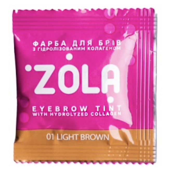 Краска для бровей ZOLA Eyebrow Tint 01 (светло-коричневый) 5 мл