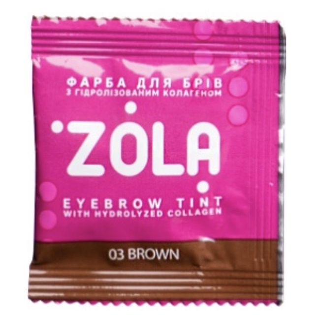 Фарба для брів ZOLA Eyebrow Tint 03 (коричневий) 5 мл