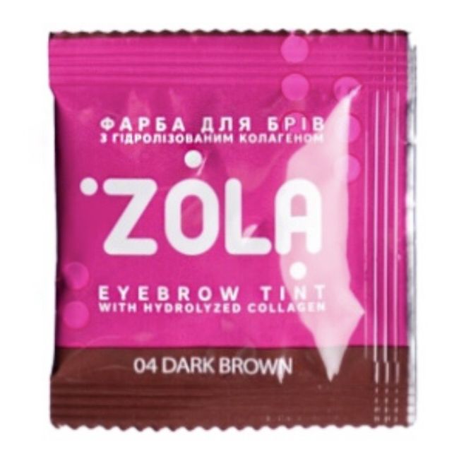 Фарба для брів ZOLA Eyebrow Tint 04 (темно-коричневий) 5 мл